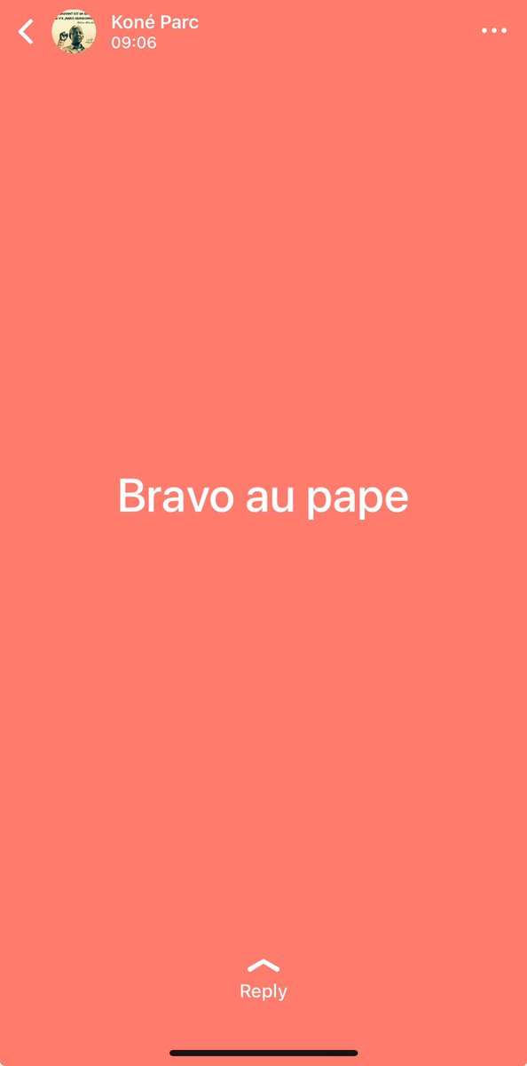 This is the comment screenshotted from the statut of my Muslim friend, after watching the Pope speak today in Marseille about migration. #PapeAMarseille