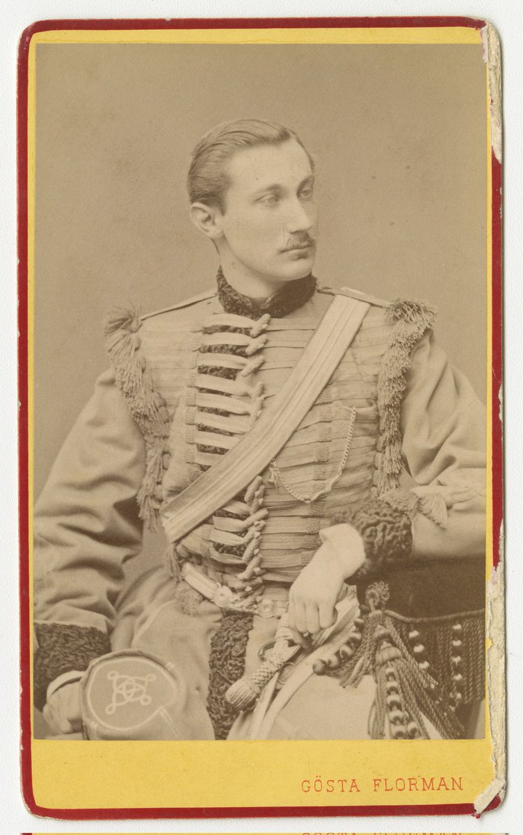 SweMilPortraits's tweet photo. Bengt Axel Eugéne Ribbing, officer vid Livgardet till häst K 1. F1 Gösta Florman ca. 1880, F2 Olof Wiklund 1881. (Armémuseums arkiv)

Bengt Axel Eugéne Ribbing, officer in The Lifeguards of Horse K 1. P1 Gösta Florman c. 1880, P2 Olof Wiklund 1881. (Archives of the Army Museum) https://t.co/3AlI7iaLLL
