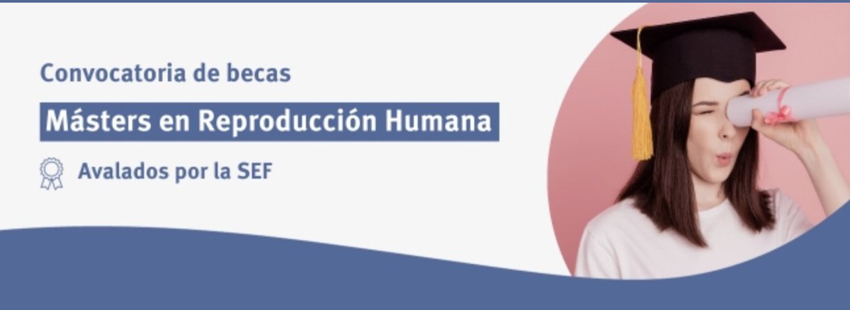 📣 ¡Becas SEF! 🌟

La SEF ofrece 10 becas para Másters en Reproducción Humana Asistida <a href="/unicomplutense/">Complutense</a>  <a href="/UAHes/">Universidad Alcalá</a> <a href="/UA_Universidad/">Universidad de Alicante UA</a> <a href="/UPFBarcelona/">UPF Barcelona</a> <a href="/UABBarcelona/">Universitat Autònoma de Barcelona</a> 

sefertilidad.net/index.php?secc…