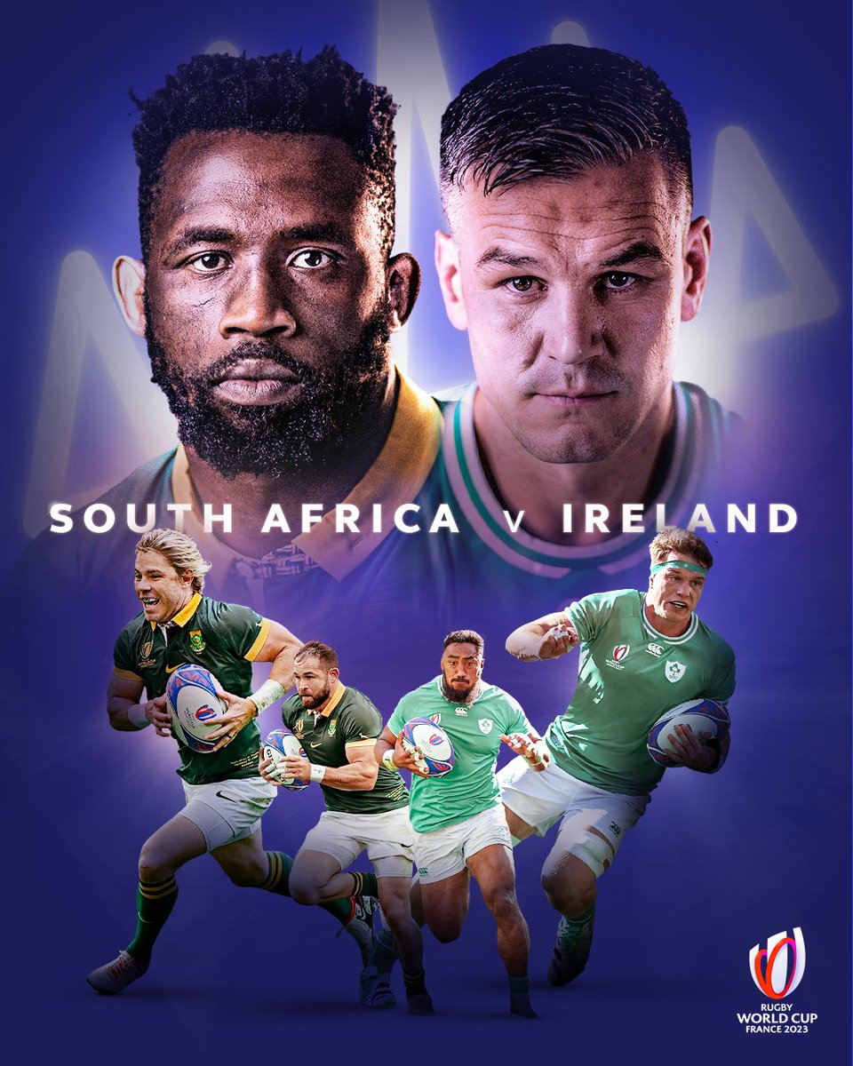In 11 hours, titans collide ⚔️

#RWC2023 | #RSAvIRE