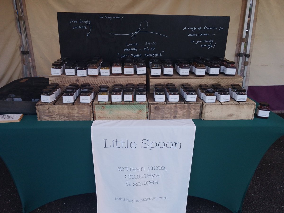 All set up at Lark Lane Farmer's Market, 9am to 2pm. I am near the library/bus top on Aigburth Rd. 

#larklanefarmersmarket #larklaneliverpool #larklane #liverpoolmarkets #liverpoolmarkets #chutney #jam #chillijam