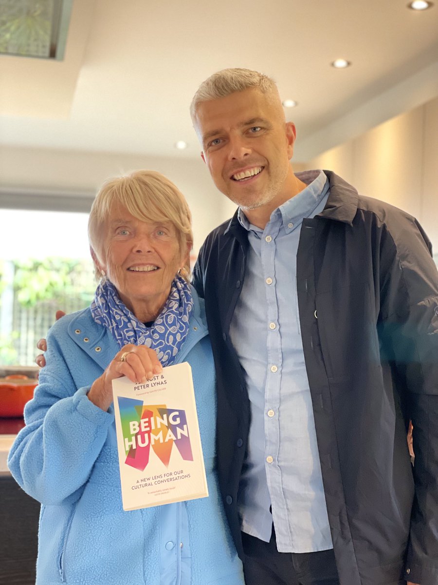 Great to be able to give a copy of ‘Being Human’ to my Mum. I’m sure it was a total coincidence that she tried to cover ⁦⁦<a href="/jofrosty/">Jo Frost</a>⁩ name 🤣