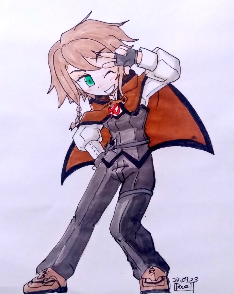 「#よその子にうちの子のポーズをとらせるPFMOHより町田秋町さん()ちのアナベリ」|bael38のイラスト