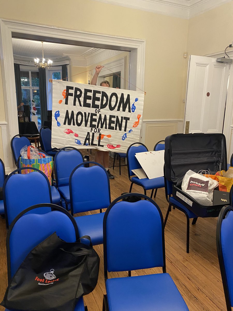 MigrantConnect's tweet photo. Today is the day! 

We are getting ready for all of you. 
Join us today at Woodlawns Center, SW16 2PJ from 12pm to 8pm 🎊 

Enjoy: 
- the great performances 
- the inspiring art 
- the workshops 
- connect, celebrate and stand in solidarity with each other. 

We see you soon! https://t.co/cNhTxqFr3U