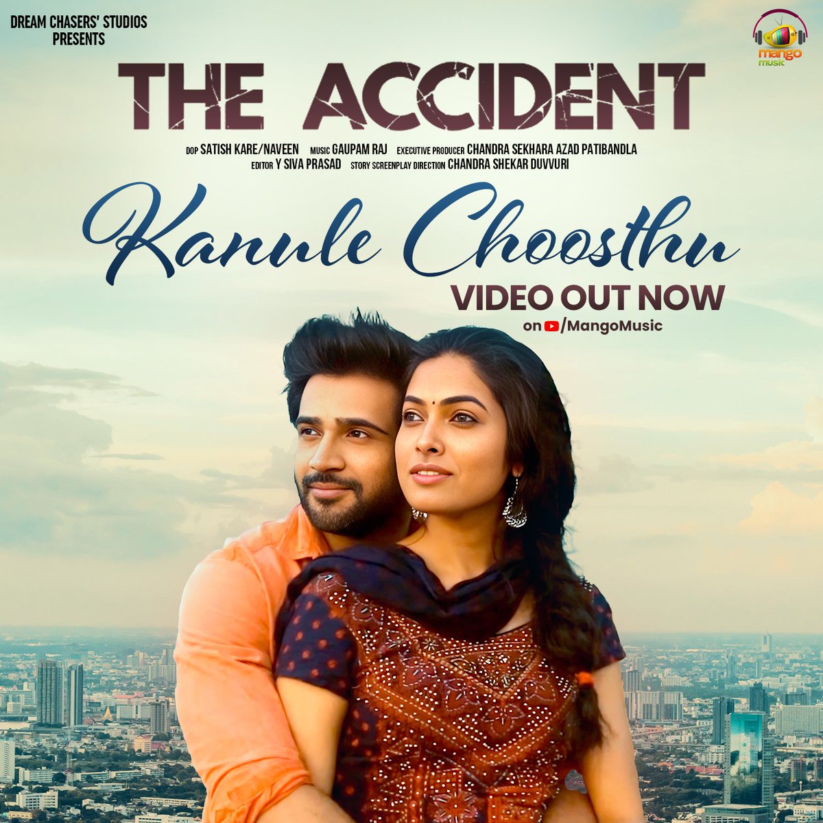 Experience the beauty of love through music with #KanuleChoosthu from #TheAccident movie. 🎶💑 

It's out now on @mangomusiclabel, don't miss out on this heartwarming melody 💖🌟

🔗 youtu.be/PS3ekmHUiCw

🎤 Vocals - #sireeshabhagavatula #vocallyayaan

🖋️Lyrics - #Anilkishore