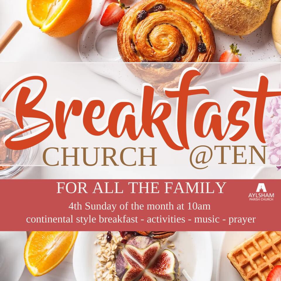 Breakfast Church tomorrow at 10am All are very warmly invited to join us.