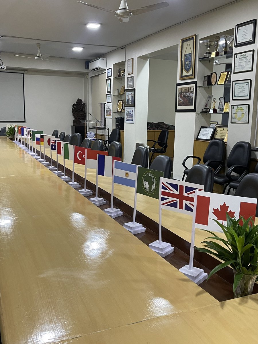 Trailer video followed by vice principal sir’s Speech <a href="/pntduggal/">PUNEET DUGGAL</a> and momento presentation to chief guests. 

#AhlconIntlModelG20
#AhlconIntl
#vasudhaivakutumbakam
#savethedate
#climatechange
#G20India
<a href="/PMOIndia/">PMO India</a>
<a href="/g20org/">G20 United States</a>