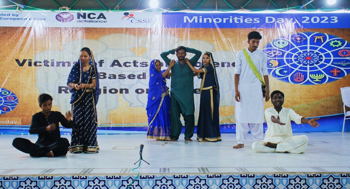 CSSPPakistan_'s tweet photo. Marking Minorities Day in District Mirpurkhas, organized by CSSP under its #PowerToTheYouth project, to commemorate the Day of Victims of Acts of Violence Based on Religion or Faith. ๐๏ธ๐ค #UnityInDiversity #MinoritiesDay #InclusivityMatters
#cssppakistan #EuropeanUnion #Sindh https://t.co/XQg5fJCaQ8