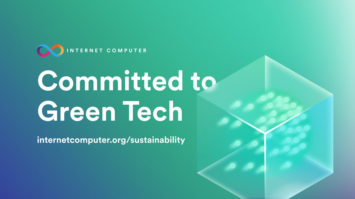The #InternetComputer sets the standard for eco-friendly blockchain development 🌍

ICP takes a transparent approach to carbon emissions, serving as a sustainability role model

Explore the dashboard to monitor ICP's carbon footprint 🌱
app.carboncrowd.io