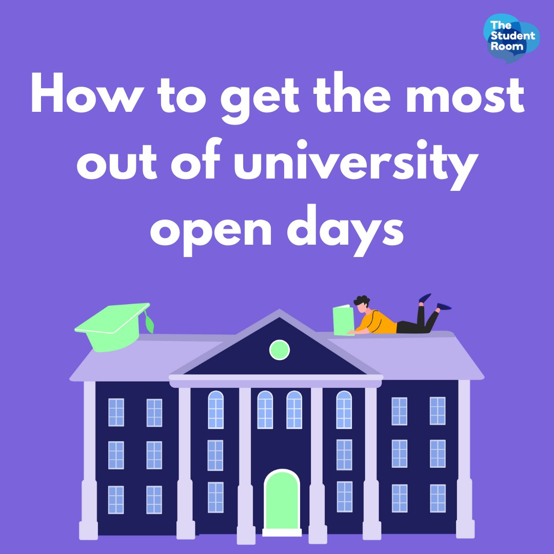 thestudentroom's tweet image. If you&apos;re trekking across the country to a university open day before applying, you&apos;ll want to make the most of the journey and the day itself 🚗🚊🎓

Find out how 👉 bit.ly/3LnolgE

#TheStudentRoom #OpenDays #UniApplication #University