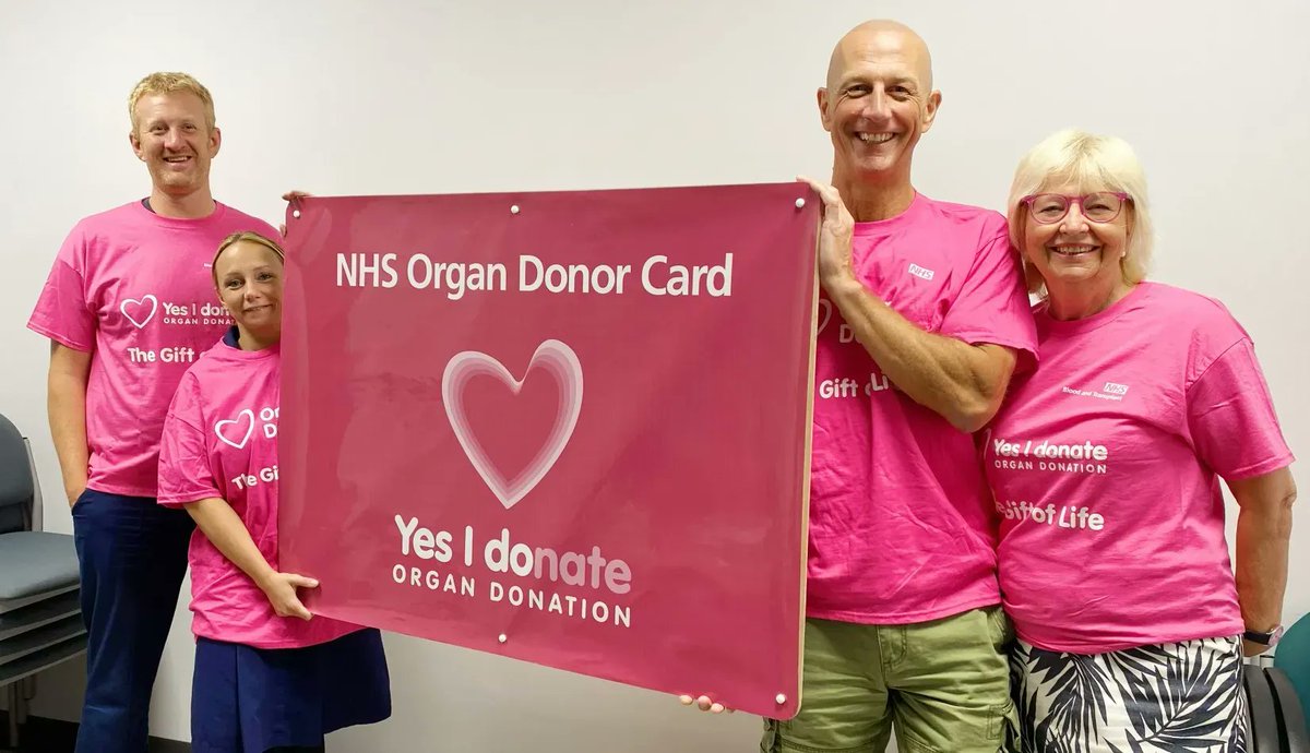 PLACEHOLDER As it's #OrganDonation Week, you can find out more and sign up to be a donor - come along to the Houndshill Centre at Blackpool today and meet the team!