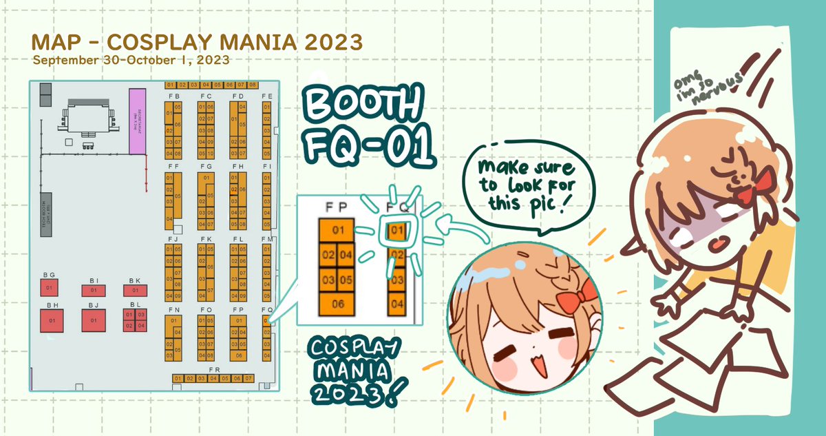 💚My Catalogue for #FanFairAtCosplayMania2023  
I'll be with ami, ellie & zero @ FQ-01! See you soon!  

Also, Kindly check the thread 🔽🔽 for additional info & updates! I have mostly Genshin Impact, Nijisanji EN, Skip and Loafer, and Spy x Family merch!!

#CosplayMania2023 