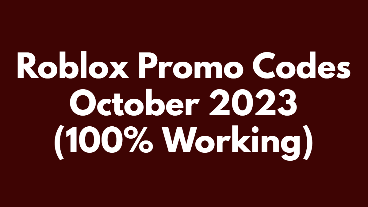 Roblox Promo Codes – Working Promo Codes List In 2023 – Get