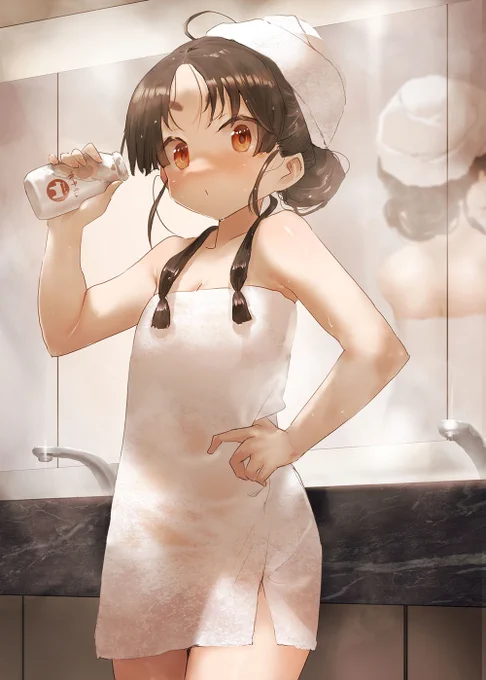 風呂上り日進 