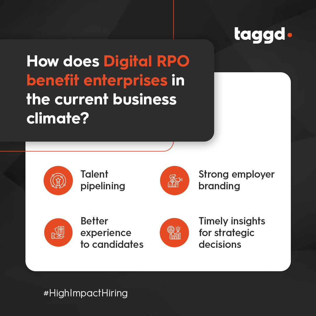 Digital RPO is redefining the hiring landscape! ⚡ By leveraging state-of-the-art technology, it stands as the prime option for organizations trying to drive #HighImpactHiring.

Watch our webcast on 'Digital RPO for High Impact Hiring', here: bit.ly/43osDvj