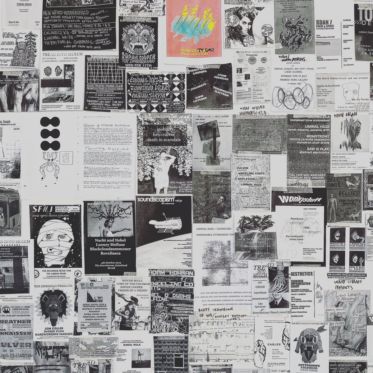 I’m putting together an archive of the no-audience underground and associated DIY, underground experimental / weirdo music.
 
Can you help?

I’m looking for: posters, flyers, zines, gig listings, ephemera etc. Scans / photos are ideal, no need for originals.