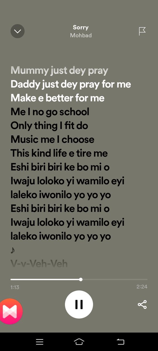 Mohbads pains, fears, life crisis and his biggest challenges were well documented but Nigerians Normally don't care about your lyrics much. Just give them beat &amp; Vibes 🤦🏿‍♂️🤷🏿‍♂️