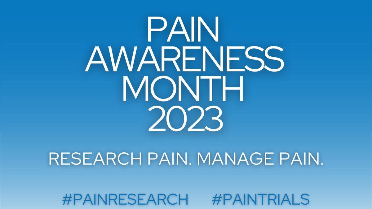 AusPainSoc's tweet image. 2023 Pain Awareness Month theme: &apos;Research Pain. Manage Pain&apos;
By magnifying pain research, we foster empathy, advocate for effective pain management &amp;amp; advance studies for improved therapies.
#PAM2023 #paintrials #PainAwarenessMonth2023 #AusPainSoc #BPRSIG