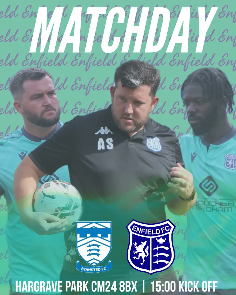 𝐈𝐓’𝐒 𝐌𝐀𝐓𝐂𝐇𝐃𝐀𝐘

It’s Matchday for us as we travel to Hargrave Park to face Stansted in a friendly.

Let’s get behind the lads and Alex Salmon in his second game in charge of the E’s.

#OnlyOneEnfield