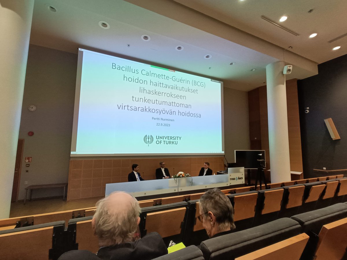 NurminenPT's tweet photo. Thank you @UroDocAsh for the tough, teachful and very pleasant discussion in my doctoral dissertation yesterday @UniTurku Thank you for my supervisors @TurkuUroOnc @KaipiaAntti and for the whole team behind all the work! https://t.co/aCBDq1Zlqz