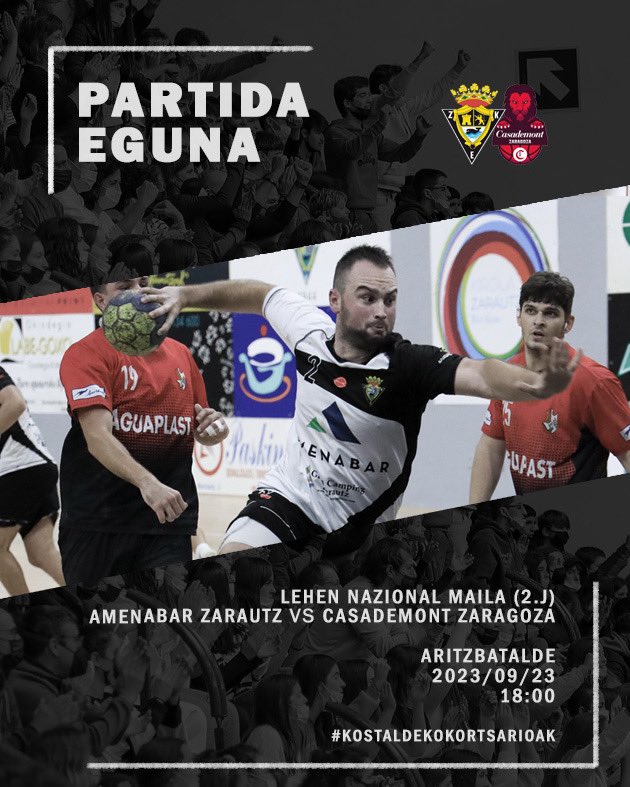 AmenabarZarautz's tweet photo. GAUR / HOY / TODAY
💣 Denboraldi berria, ilusio berrituak! Etxeko lehenengoak ezin digu ihes egin, goazen!
#KostaldekoKortsarioak
#DNAZarauztarra
#BeteDezagunAritzbatalde
#Bolic https://t.co/8TuvrImsgh