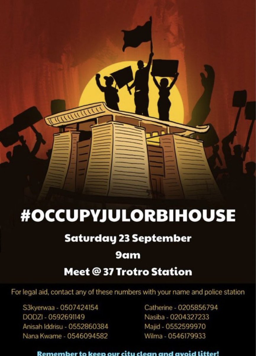 Make our nation great and strong and #FixTheCountry #OccupJulorbiHouse ✊🏾