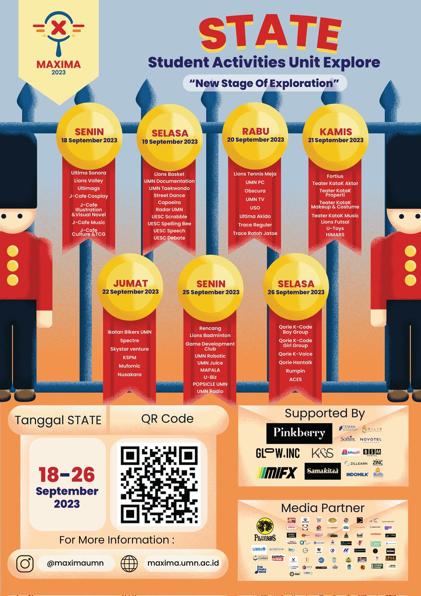 [🌟🕵️ WE ARRIVED AT YOUR DESTINATION 🕵️🌟]

Akhirnya yang ditunggu datang juga. Apa ya? 🤔 Yang ditunggu yaa STATE MAXIMA 2023 dong! 🤩🔥 Maximers siap untuk menjelajahi yang mana nih? 🏃💨
Have fun and enjoy, Maximers! 🔥

#MAXIMA2023
#ExploreTheWorldReachNewPotentials