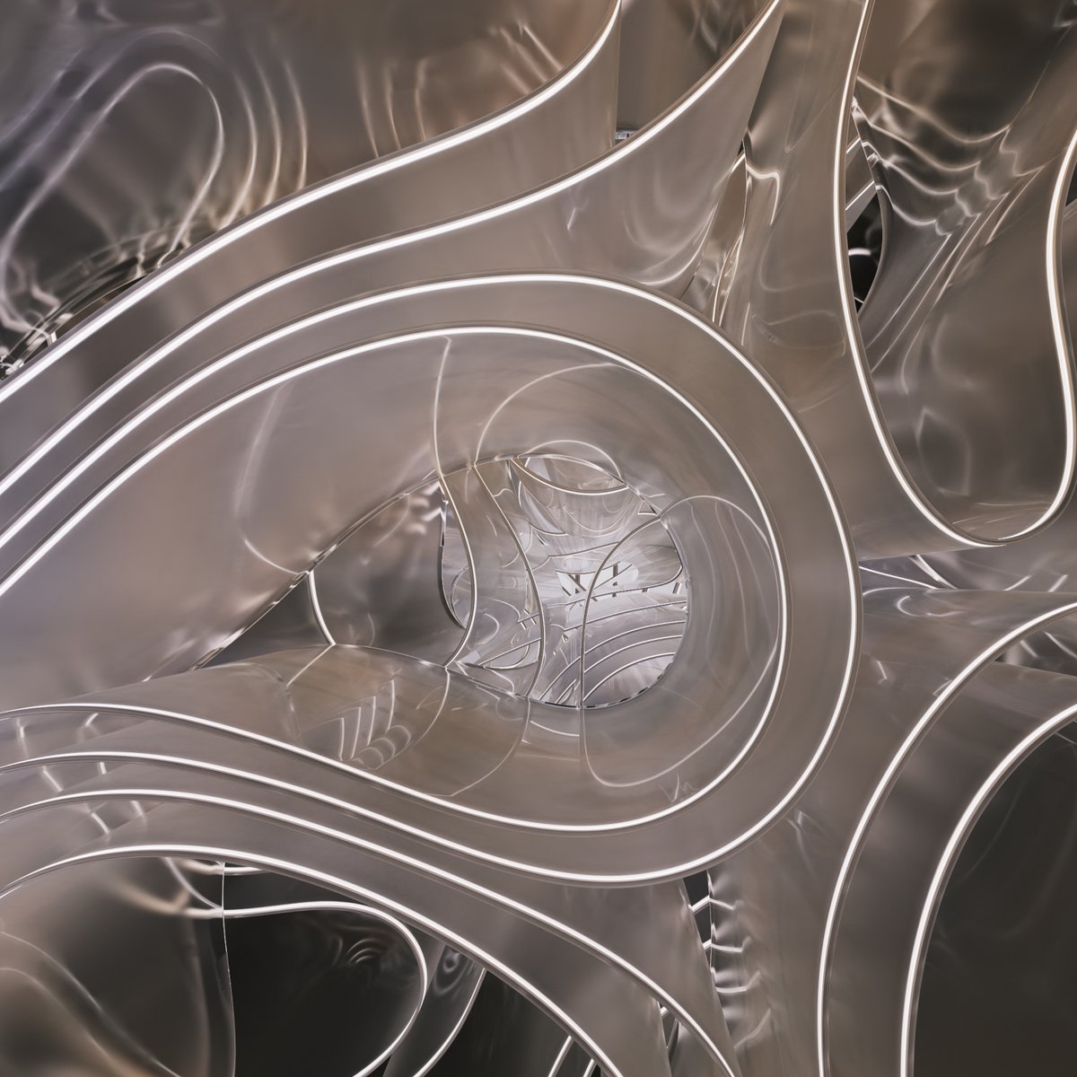 AvrbStudio's tweet photo. Multidimensional ribbons.

#Houdini #Redshift #3dart #3D https://t.co/dfjwc6ZBc4