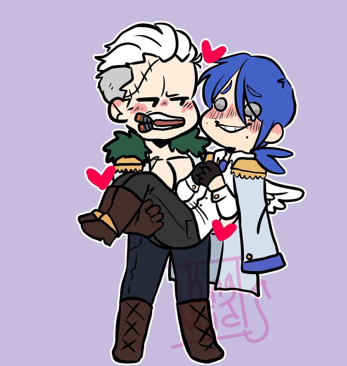 king_voiddd's tweet photo. @mewtides LITERALLY MY SON CHER!! Made him the vice-captain of G5 under Tashigi so he could kiss Smoker ::) 
He's from skypiea too! https://t.co/Z1CnHvAKpM