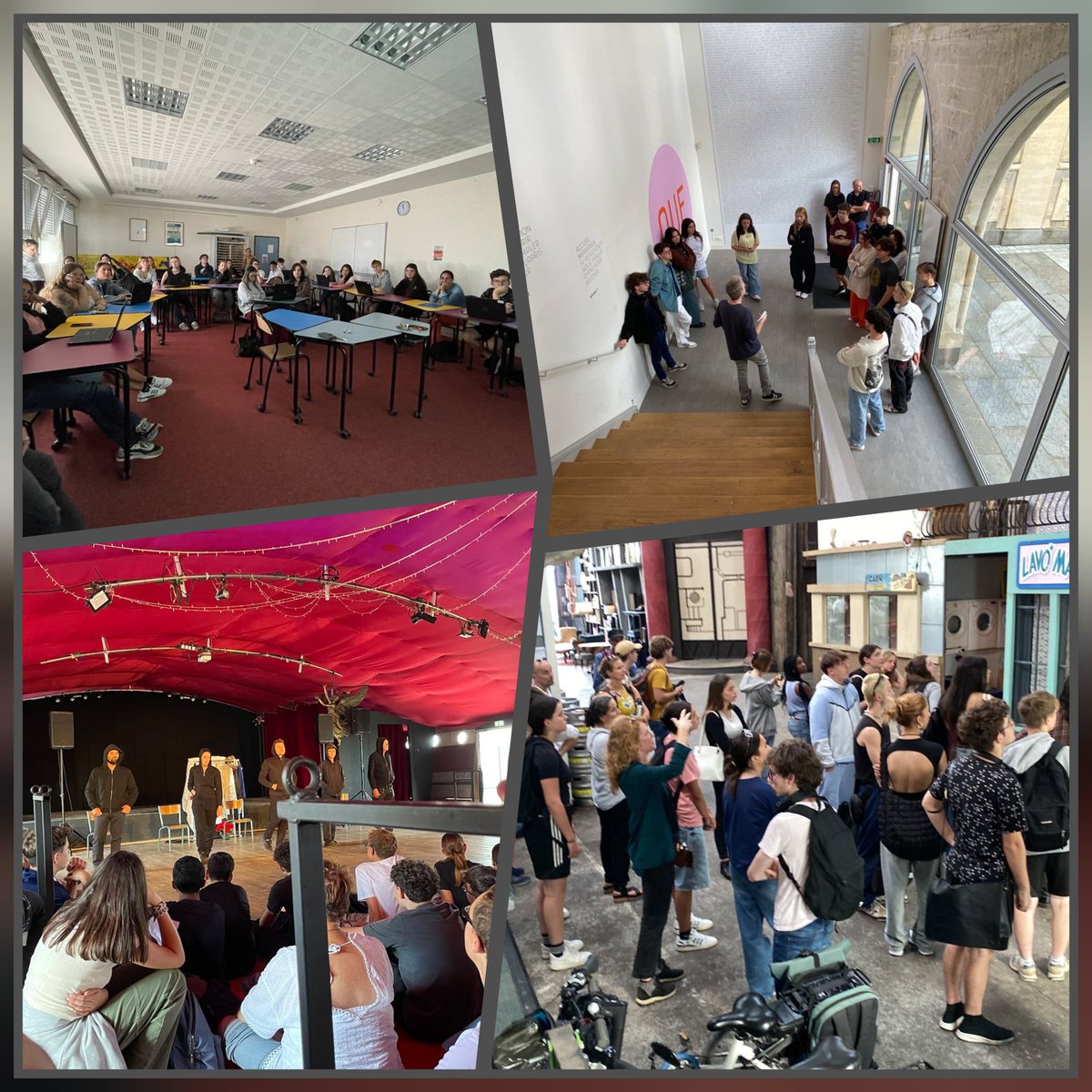 C est reparti pour une nouvelle année au microlycée <a href="/RegionNormandie/">Région Normandie</a>  <a href="/ac_normandie/">Académie de Normandie</a> 
Integration des nouveaux élèves avec des visites à l' artothèque et un spectacle au bazarnaom.
On se met tranquillement au travail dans la bonne humeur.
Bonne rentrée à tous !! 😀