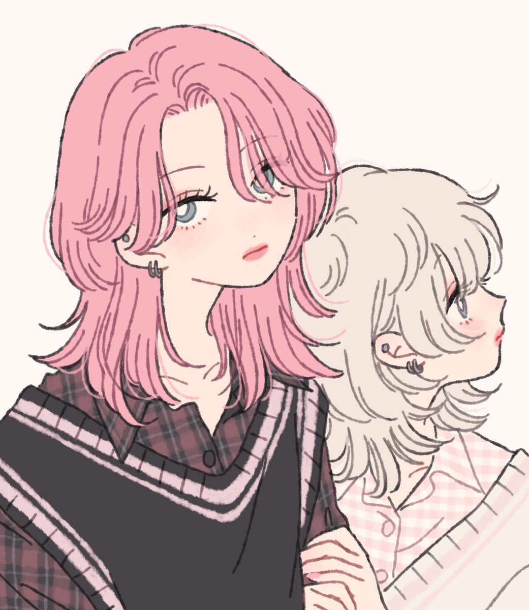 「#これを見た人も何か無言で二人組をあげる 」|たなか@新作イラスト集のイラスト