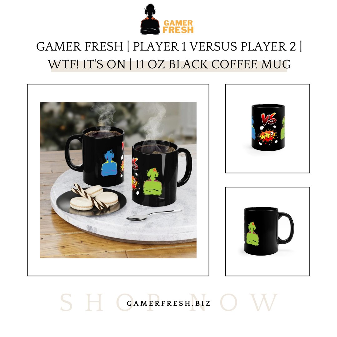 GamerFreshStore's tweet photo. Level up your morning routine with this personalized black coffee mug! Whether you're starting your day, taking a break, or winding down, this versatile mug's got you covered. 
-
-
Shop now
https://t.co/55ezcyNBxI
#GamerMug #CoffeeLovers #PersonalizedGifts #MorningRitual https://t.co/kCR2LwhMau