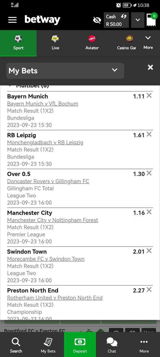 KIDDOSA9's tweet photo. I just placed a bet with Betway. Tap here to copy my bet or search for this booking code in the Multi Bet betslip X581B4800 https://t.co/oME6H1IHDf https://t.co/KiZ4dLJRSL