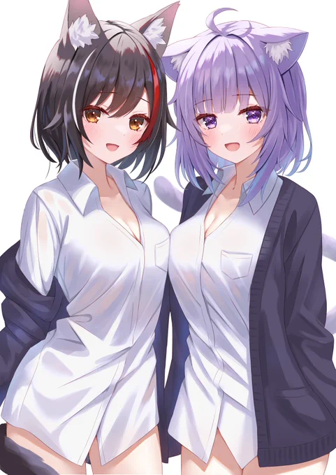 #過去に伸びた1枚を載せてまた伸びるのかチャレンジ彼シャツみおかゆ空間 