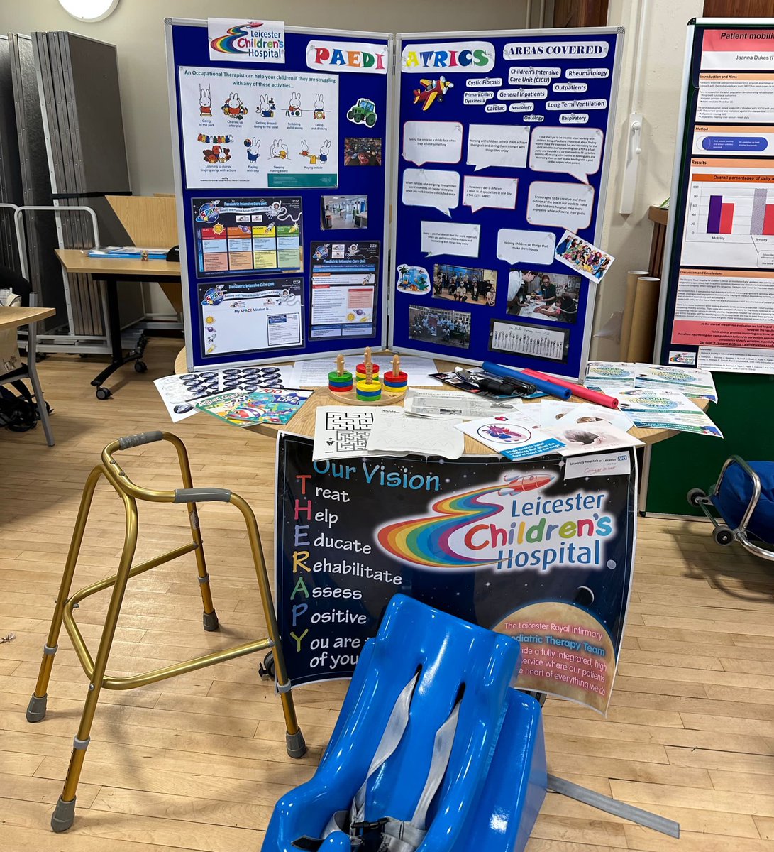 Come join us at the UHL recruitment day and speak to our wonderful OT Rukhsar about working in Childrens OT and PT @uhltherapy @SandraSpeller1 @PauRakhee @laurichmeadows