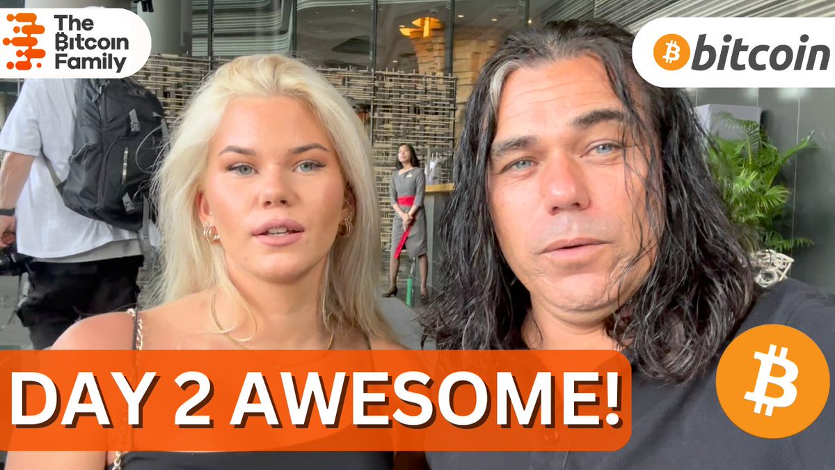 Diditaihuttu's tweet photo. BITCOIN JOLI & DIDI AT RELOAD 2023!! DAY 2 WAS INSANE!! https://t.co/iEIptIMwBu #bitcoin #family #travel #BybitCard #BybitReload2023 https://t.co/vkaijYOTX6