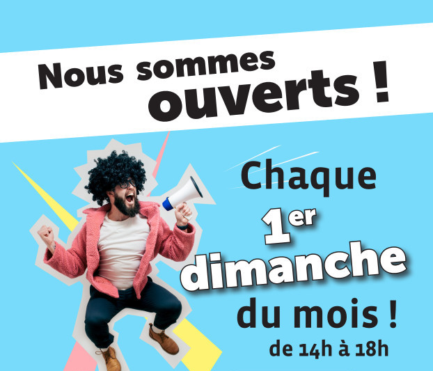 La médiathèque Samuel Paty est ouverte le dimanche 1 octobre de 14h à 18h 😁

Profitez de l'exposition Secrets de la Renaissance, participer à l'atelier artistique animé par le collectif sans cartel, ou bien profitez des espaces, documents et ordinateurs à disposition 😉