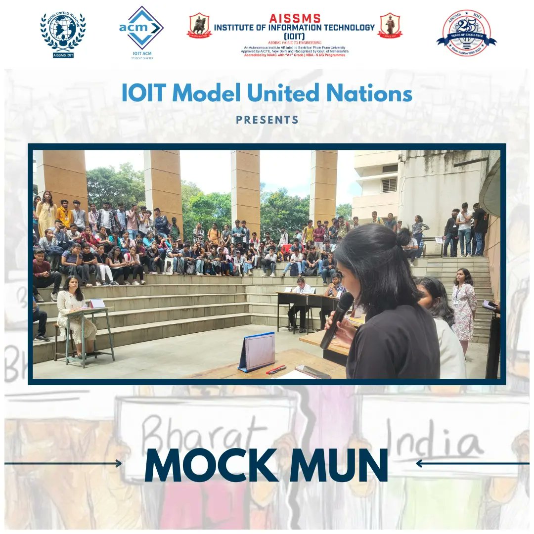 IOIT_MUN's tweet photo. Celebrating the successful culmination of the IOIT Mock MUN conference, where future leaders honed their diplomacy and problem-solving skills. 🌍🇺🇳

Agenda: Should India be renamed Bharat ?

Committee: AIPPM (All India Political Party Meet)

#ioitmun #diplomacyatbest #mockmun https://t.co/5HM4jIEfHY