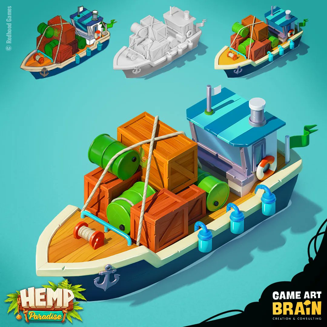 GameArtBrain's tweet photo. Two weeks ago we showed you the docks we did for "Hemp Paradise". Here are all the assets we created to assemble the whole asset for the game.
#isometricbuilding #gameart #casualgames #isometricart #digitalart #artoftheday #bongtime #hemp #smoke #hempproducts #cbd #cannabis https://t.co/DHkm42MQJv