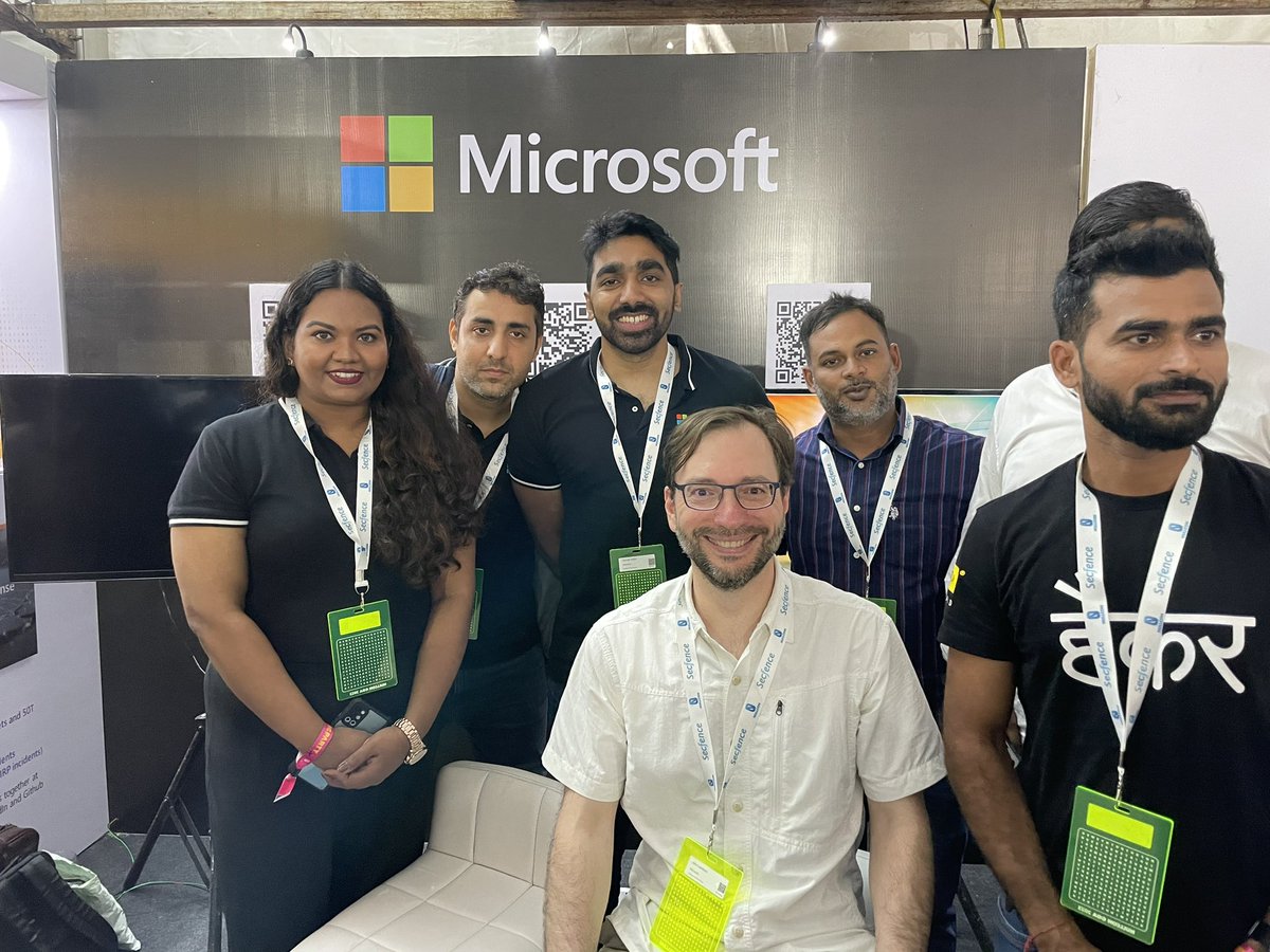 JohnLaTwC's tweet photo. Fantastic experience presenting to the #nullcon audience. Enjoyed meeting the @Microsoft security team members here. https://t.co/Q9f9CBbqAV