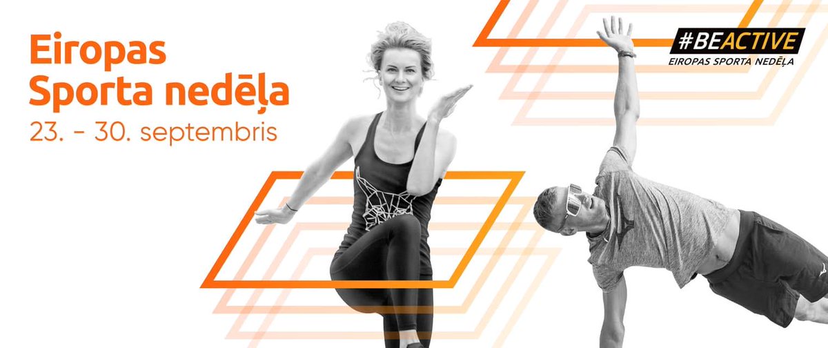 ES_maja's tweet photo. Sveiciens Eiropas Sporta nedēļā! 🤩
🌟 No 23. līdz 30. septembrim sportosim visā Eiropā!
🏃♂️ Pievienojies kustībai un savu sporta pasākumu Latvijā meklē: https://t.co/ooyqjFLdY0
#Piecelies un piecel citus!
#BeActive #BeActiveLatvia #LSFP https://t.co/f2vLFmC1mg