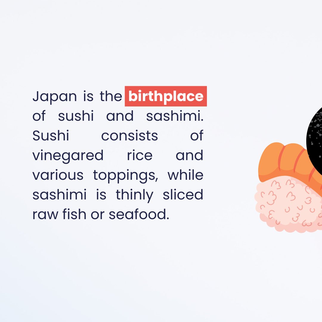 culture_exchang's tweet photo. DO YOU LIKE SUSHI AND SASHIMI?
Share your experience and pictures with us!
..
#discoverworld #newdaynewculture #cultureexhange #weareone https://t.co/eBMvi47Vaq
