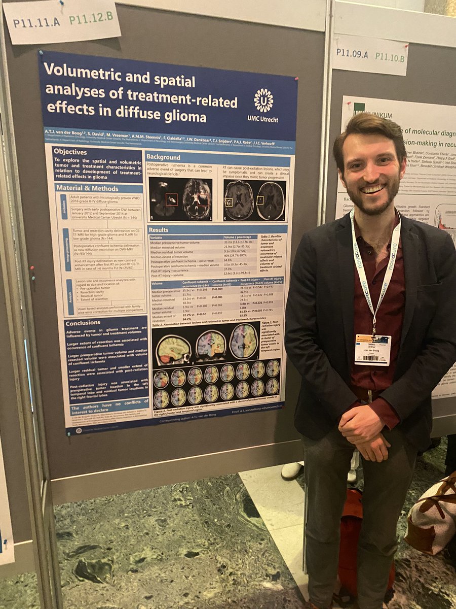 Aoife Williamson (@williamsonaoife) on Twitter photo Interesting poster from <a href="/ATJvdBoog/">Arthur van der Boog</a> highlighting the use of MRI volumetric and spatial analysis of treatment related effects in glioma patients #eano2023 <a href="/EANOassociation/">EANO</a> <a href="/Szabolcs_David/">Szabolcs David</a> Interesting poster from <a href="/ATJvdBoog/">Arthur van der Boog</a> highlighting the use of MRI volumetric and spatial analysis of treatment related effects in glioma patients #eano2023 <a href="/EANOassociation/">EANO</a> <a href="/Szabolcs_David/">Szabolcs David</a>