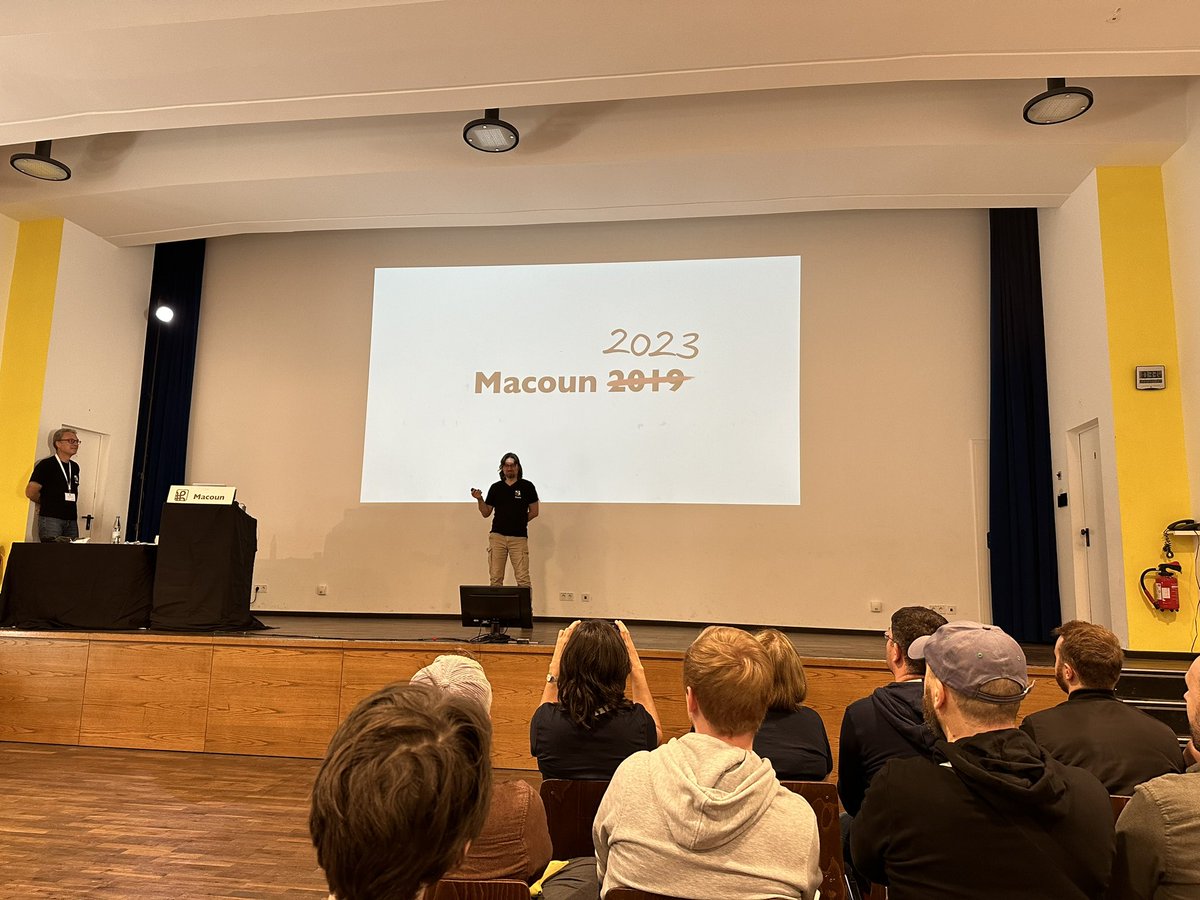 Endlich wieder #Macoun