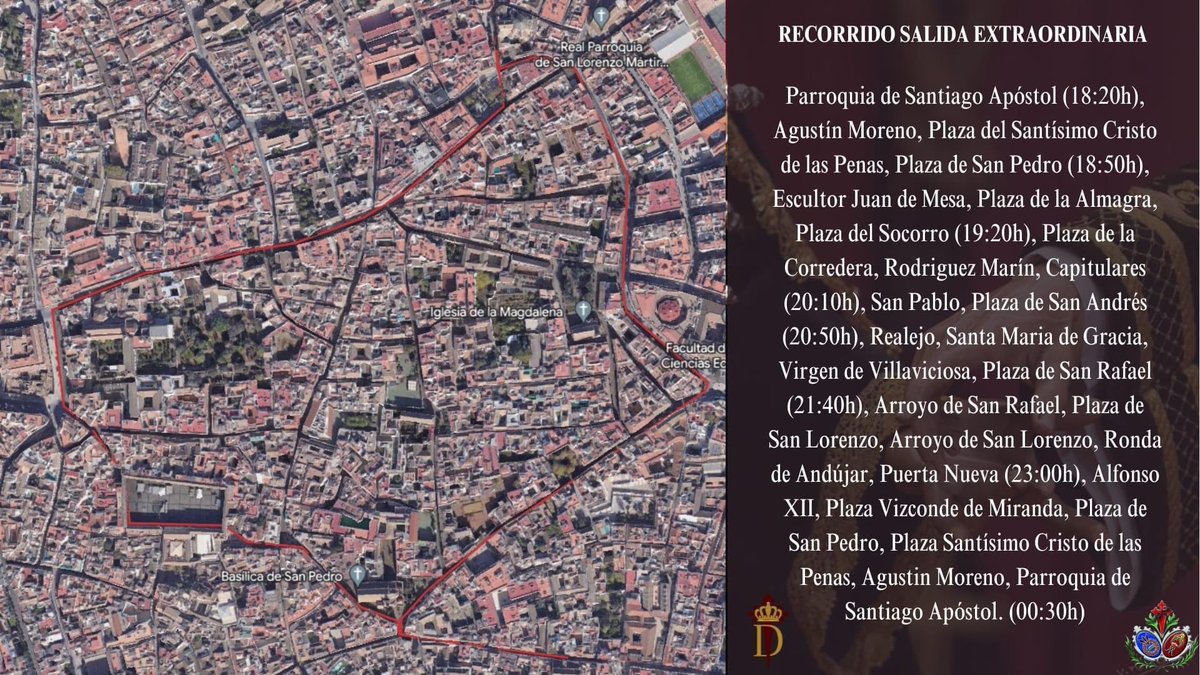 HOY | Salida Extraordinaria de Nuestra Señora y Madre de los Desamparados de <a href="/HdadPenas/">Penas de Santiago</a> 

🕦 18:20
📍 Parroquia de Santiago 
🎶 <a href="/AM_SantaCecilia/">Agrupación Musical Santa Cecilia</a> y <a href="/BMGolondrinas/">BMLasGolondrinas</a> 

#HdadPenasdeSantiago
#50AñosDesamparados 
#Córdoba