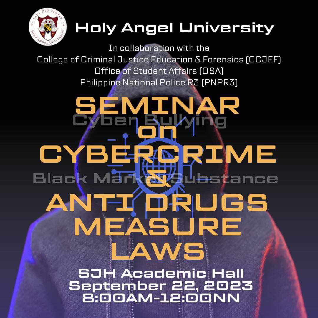 BahaghariHAU's tweet photo. ALERT: The Philippine National Police - Police Regional Office 03 (PNP PRO3) launched a seminar at Holy Angel University, last Sept, 22 redtagging progressive youths. https://t.co/9FqgwZoVSN