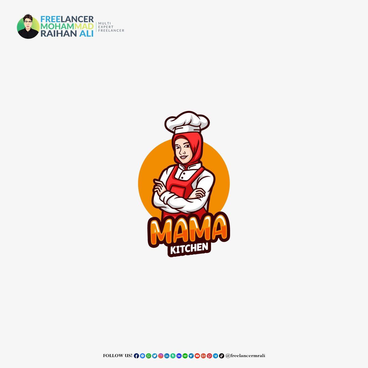 freelancermrali's tweet photo. "Mama Kitchen" Logo Design.
If you need Logo/Branding Design then contact me. And also, what do you think about this logo?
Feel free to Like Share & leave your feedback in the comments👇
📷Contact me:
Fiverr: https://t.co/HMgj8gDRfY
Whatsapp: +8801760 936262
#logo #kitchenlogo https://t.co/cmI80B2x3b