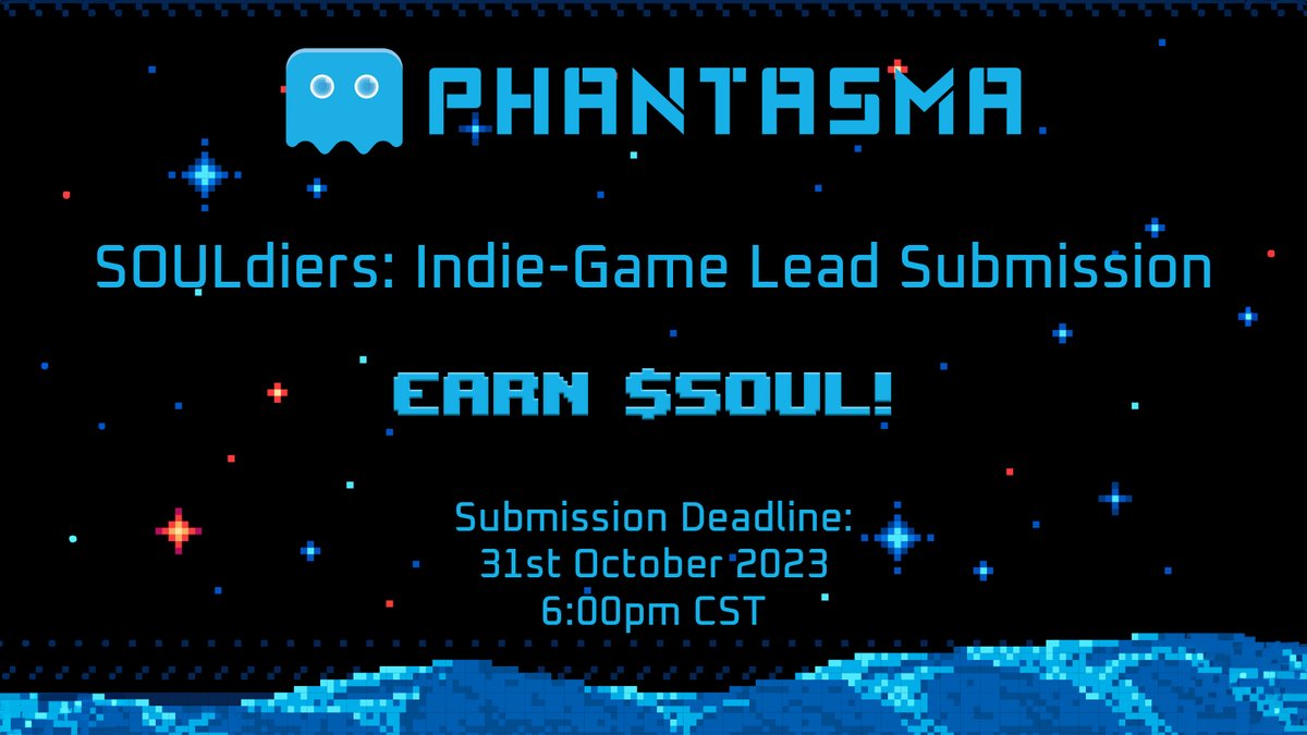 Web3 is about community involvement so have you joined in and added your recommendations yet? Click the link below, connect us with some game studios in your country and you could win some $SOUL. 

phantasma.io/souldiers-lead…

#Web3Gaming #IndieGameDev