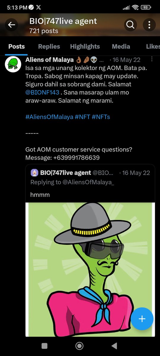 BIO|747live agent tweet media