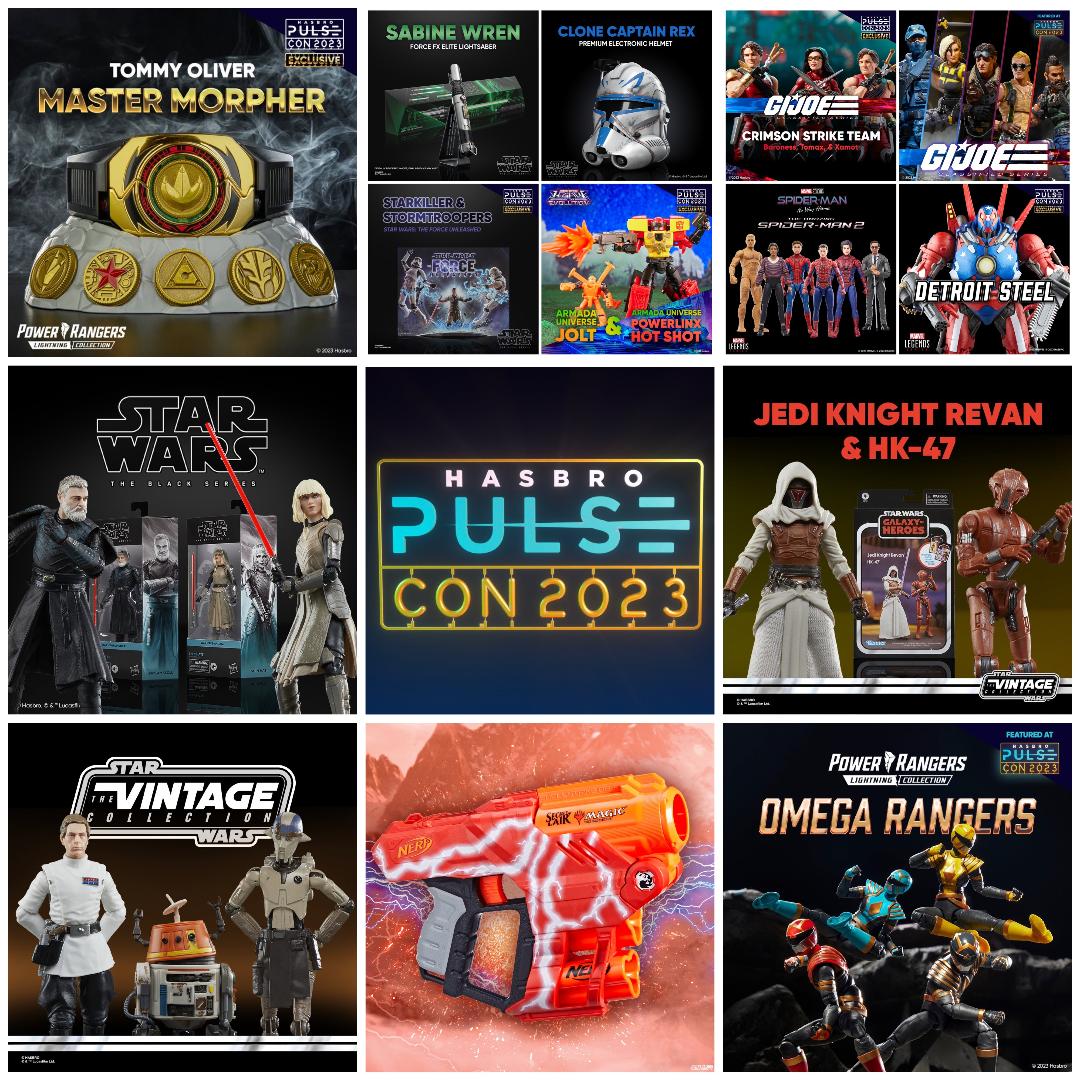 UniversoAlex's tweet image. Todo lo anunciado por @hasbrofans_es en la #PulseCon2023 

Me quedo con el sable de Sabine, el casco de Rex, la vintage de Revan y las Marvel Legends de No Way Home y The Amazing Spider-Man 2

Casi nada jajaja